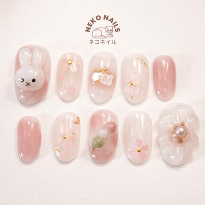 Miffy Press on nails False Nails Nails Salon Quality 