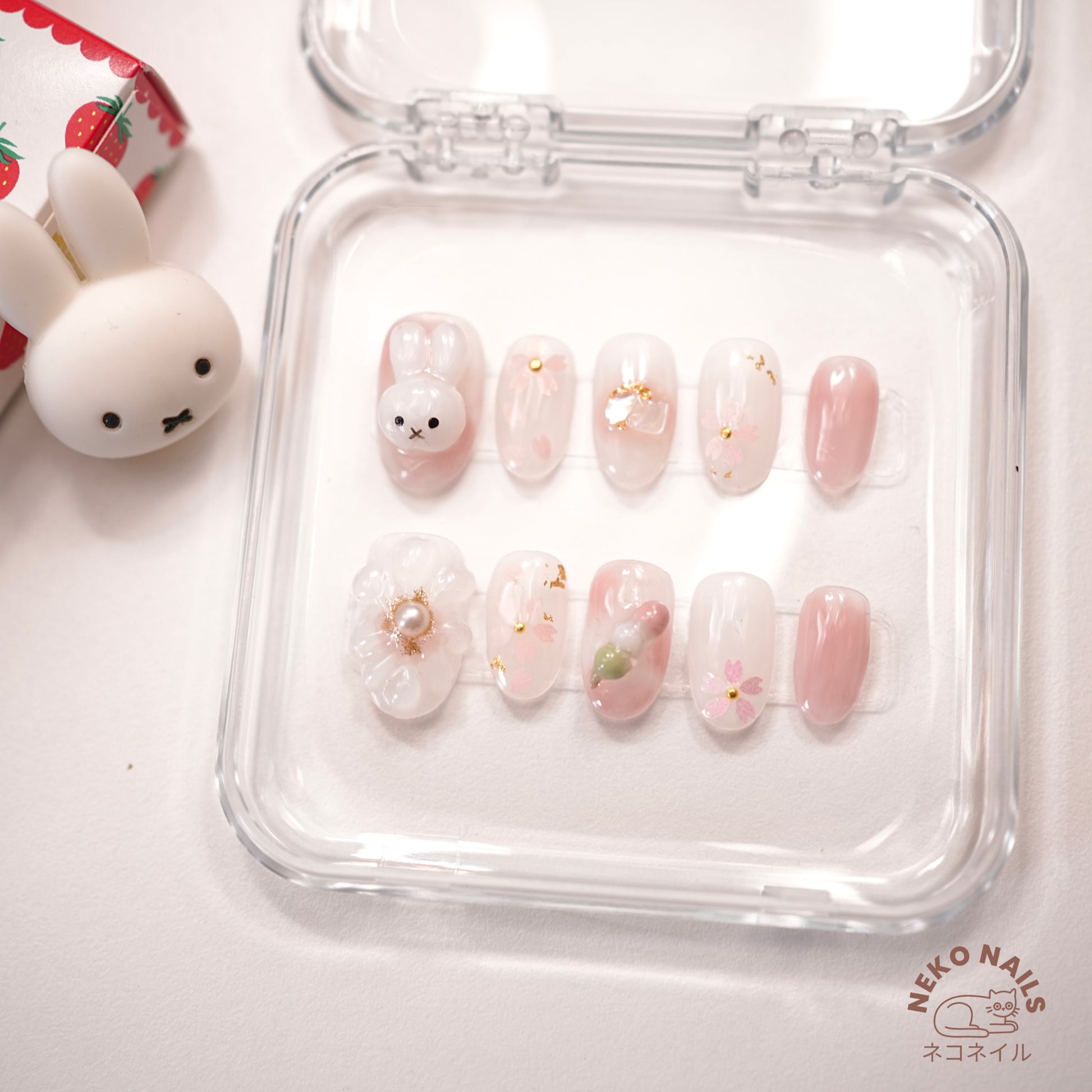 Miffy Press on nails False Nails Nails Salon Quality 